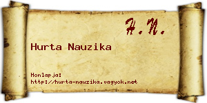 Hurta Nauzika névjegykártya